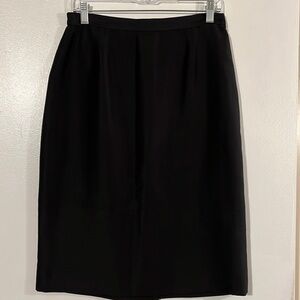 Talbots Silk Black Women's Skirt